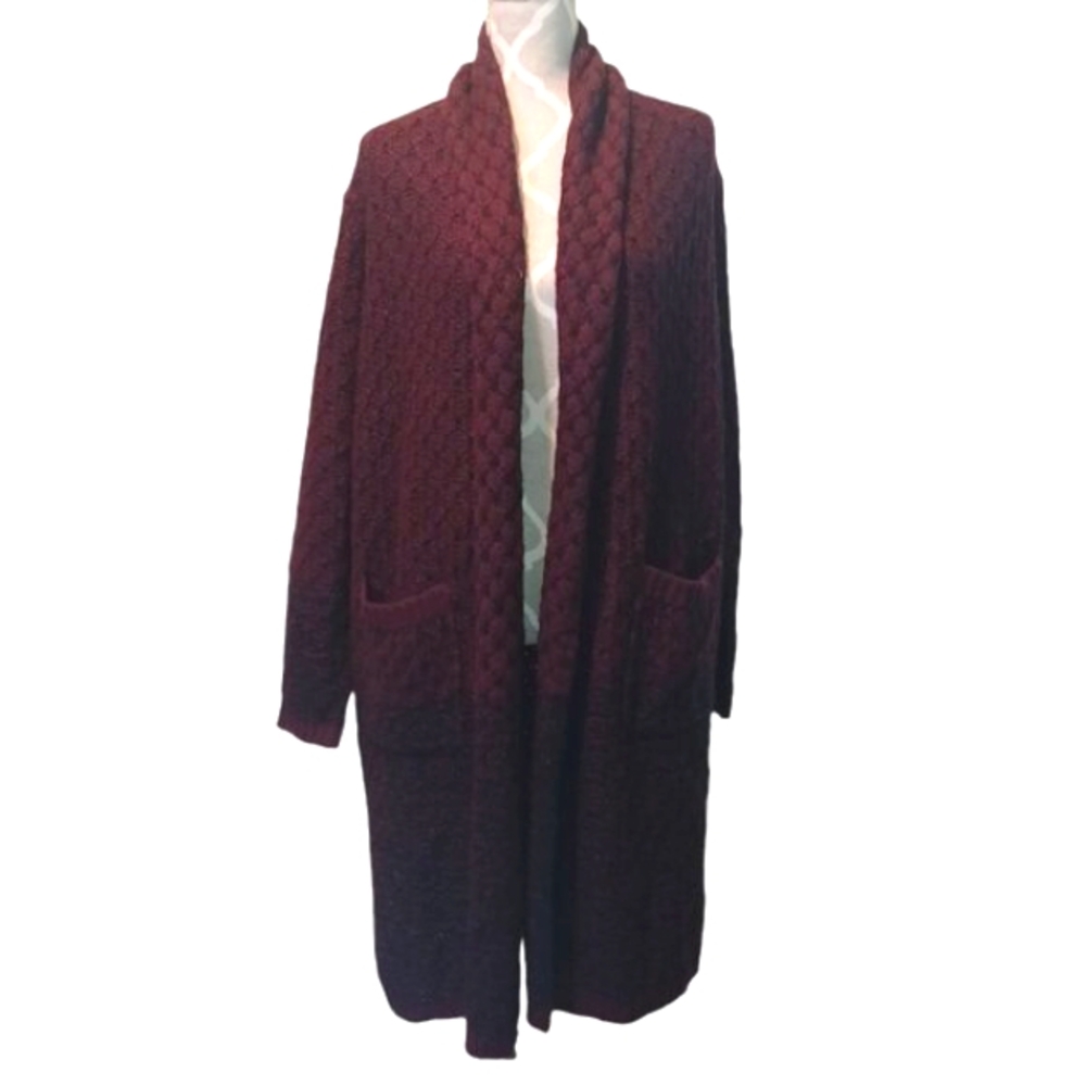 NEW! S Long Sweater with pockets - wool blend ( 4941)